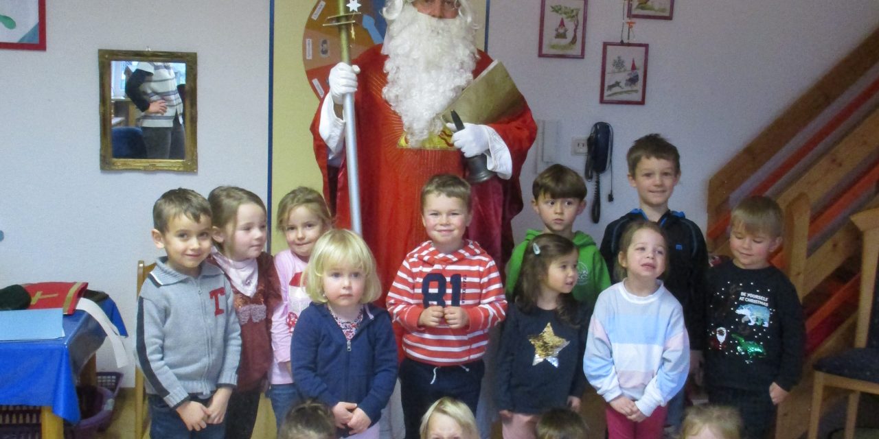 Nikolaus im Kindergarten | Weinort-Laudenbach